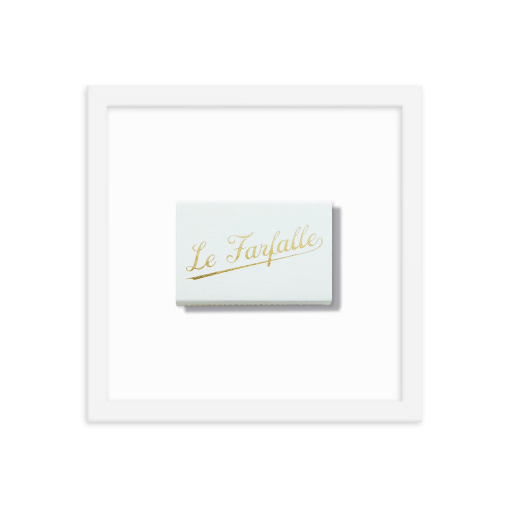 Le Farfalle Framed Print