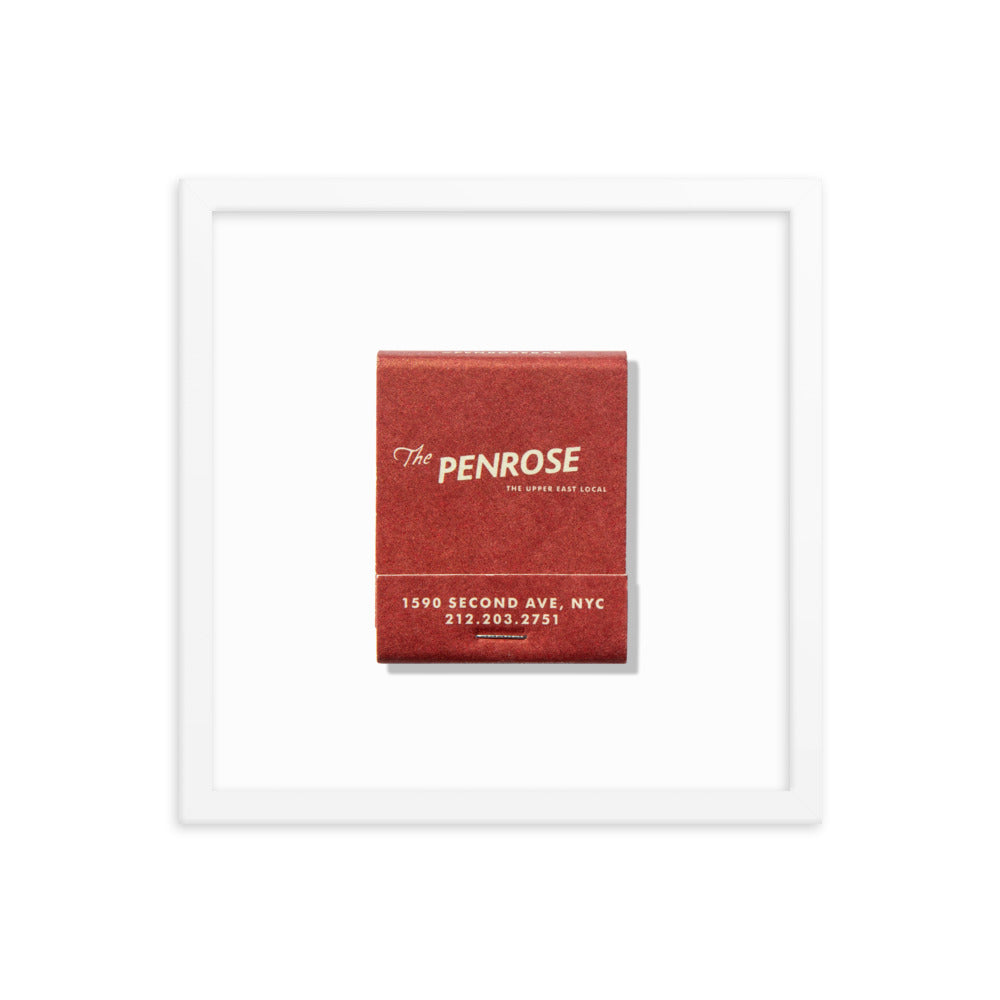 The Penrose Matchbox Framed Print