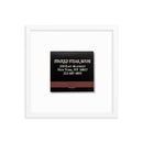 Sparks Steak House Matchbox Framed Print