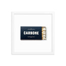 Carbone Framed Print