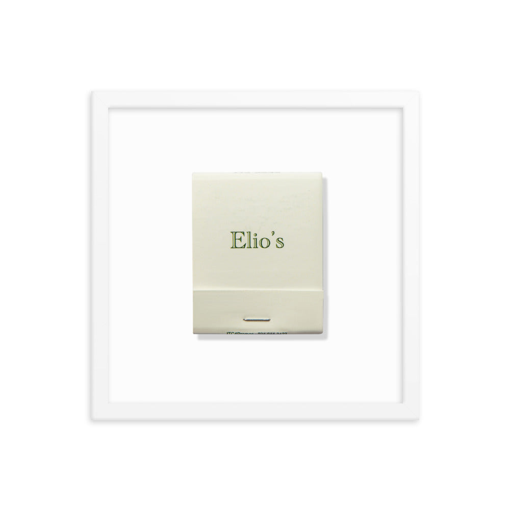 Elio’s Framed Print