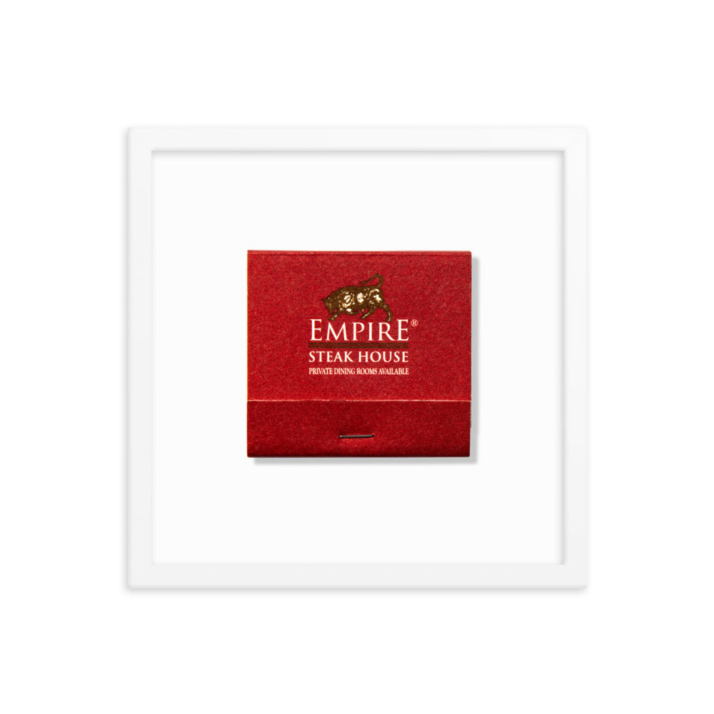 Empire Steakhouse Framed Print