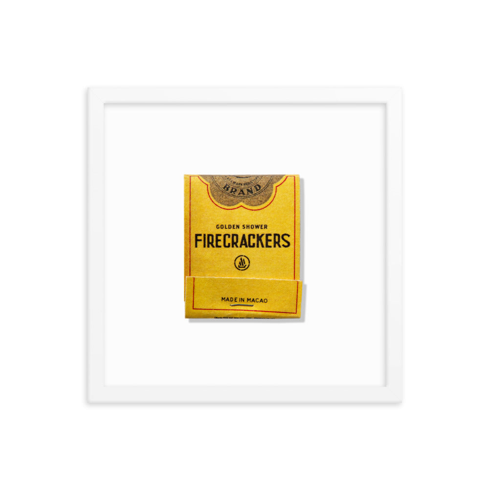 Firecrackers Framed Print