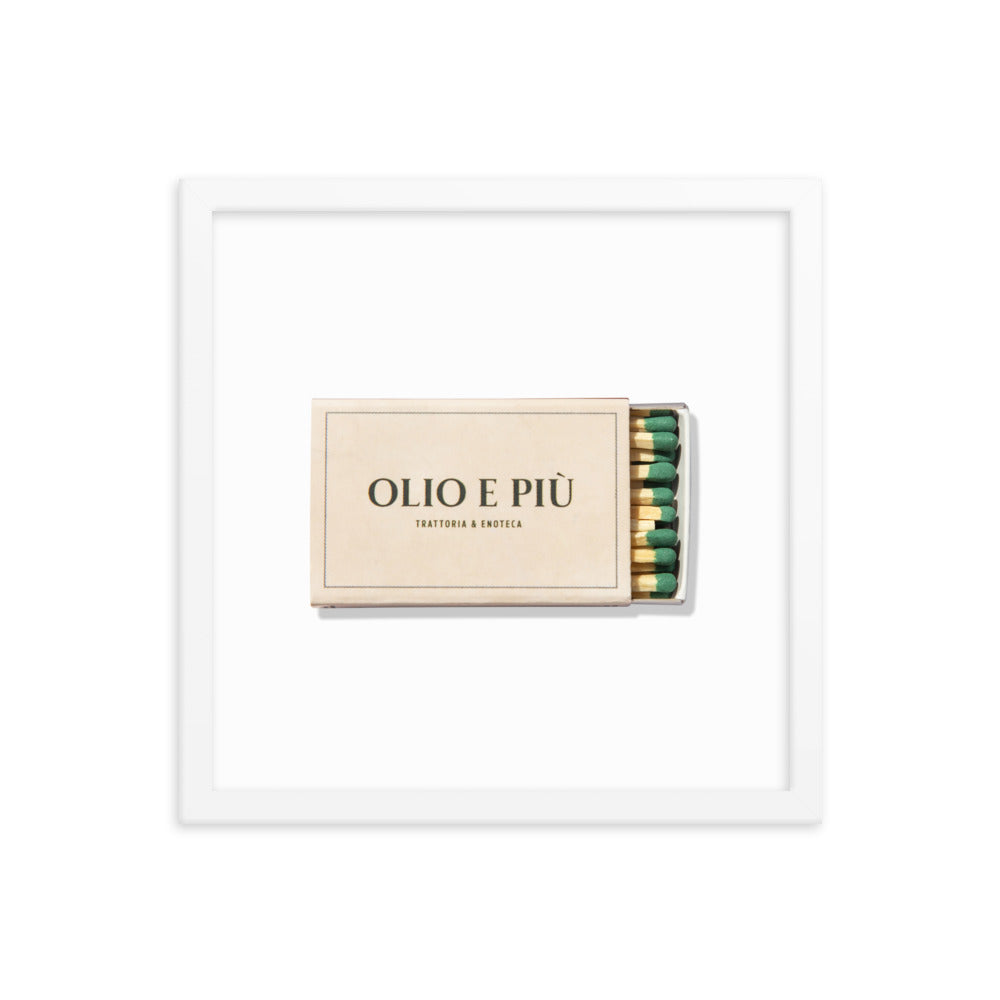 Olio E Piu Framed Print