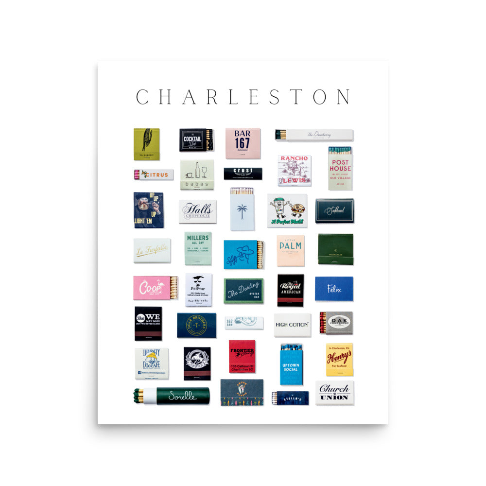 Charleston Matchbox Print