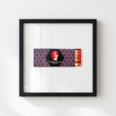 High-resolution image of The Redhead Piano Bar framed print in minimalistic cozy interior with natural window light.