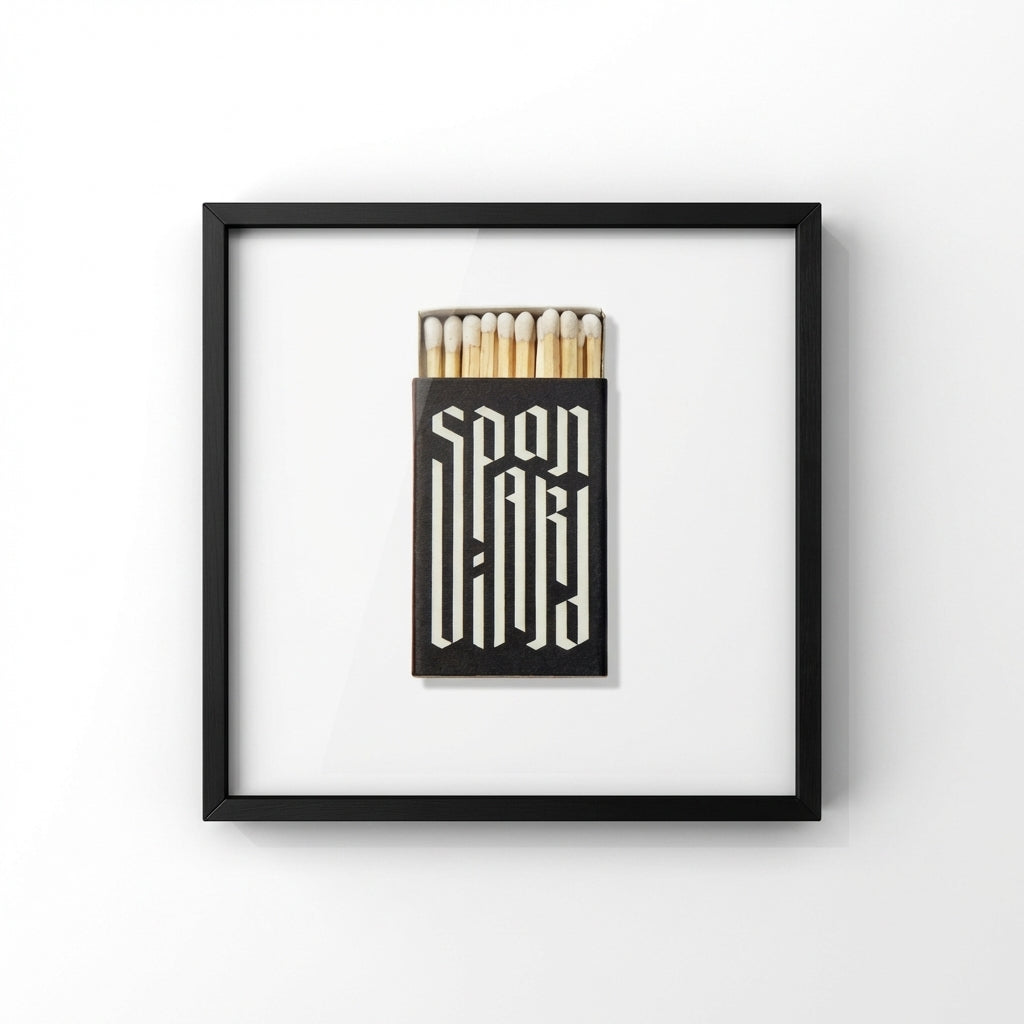 Spaniard Matchbox Framed Print